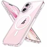Miracase für iPhone 17 Hülle für Magsafe [TOP Militärschutz & Magnetkraft] Stoßfest Kratzfest mit Samtiger Haptik Extrem Langlebig Handyhülle für iPhone 17 6,3', Glasig klar​
