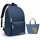 OMOUBOI Laptop Backpack for Men Women Fits 14-15.6 Inch Laptop Lightweight Bookbag School Rucksack Work Bags Anti Theft Casual Daypack for Tennis Hiking Weekender Travel Business College,Dark Blue