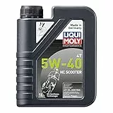 LIQUI MOLY Motorbike 4T 5W-40 HC Scooter | 1 L | Motorrad Synthesetechnologie Motoröl | Art.-Nr.: 20829