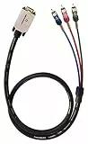 Oehlbach Component VI/V Komponenten-Videokabel, Cinch auf VGA schwarz 3.00 m