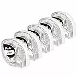 kompatibel mit Phomemo P12 Etikettenband Schwarz auf Transparent 12mm x 4m, kompatibel mit Phomemo P12 P12Pro LT12 Etikettendrucker & für Dymo Letratag LT-100H LT-110T XR