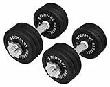 Guss Kurzhantel-Set 35Kg (2 x Kurzhantelstange 35cm und 12x2,5Kg Hantelscheiben) Hantelset Hanteln Gewichte