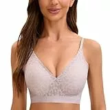 YaYiMei Sexy BH für kleine Brüste ohne Bügel Damen - Push up Leoparden BH, speziell für A-C-Cup