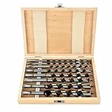 Cocoarm Holzbohrersatz Balkenbohrer 8-tlg 6-20mm Schlangenbohrer Holzbohrer Holzschlangenbohrer Set Spiralbohrer Holz Bohrsatz Holzbearbeitungswerkzeug für Bohrmaschine 230 mm Länge
