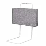 Yakimz Bettgitter für Kinder 60 * 28cm, Bettschutzgitter 5-Loch Höhenverstellbar, Rausfallschutz Bett, Kinderbettgitter, Babybettgitter Sicher, Einfach zu Montieren, Grau