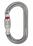 Petzl M33A SL OK-Karabiner, Schraubverschluss, Grau, Sonstige Hauptfarbe