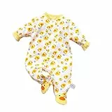 KIDDLETOWN Baby Schlafanzug, Strampler Neugeborene, Baby Strampler Langarm, Babyschlafanzug Baumwolle, Schlafstrampler Pyjam Kleidung Neugeborene Schlafanzug für Mädchen Jungen 3-6 Monate