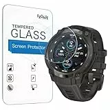 Frgnie Displayschutzfolie Kompatibel mit Garmin Instinct Crossover AMOLED (3 Stück) Smartwatch HD Anti-Kratzen Glas schutzfolie