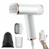 Dampfglätter Steamer Dampfbügler Faltbar - 1200 W, Kompakt und Faltbar, 120ml Wassertank konstante Dampfleistung 20 g/min, Bügeleisen Dampfbürste Faltenentferner, für Zuhause, Büro, Reisen