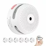X-Sense Standalone Mini Rauchmelder 10 Jahre Batterie 6er Set, Nicht mit Basisstation kompatibel, Zertifiziert nach EN 14604