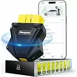 Maxpow OBD2 Diagnosegerät – Bluetooth 5.4 diagnosegerät Auto for iOS Android, OBD auslesegerät with Live-Daten-Engine-Fehlercodeprüfung obd2 diagnosewerkzeuge für alle Fahrzeuge