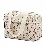 Jiliyote Groß Kosmetiktasche Cord Kulturtasche Gross Damen Kulturbeutel Kord Reise Waschtasche Damen Kosmetikbeutel für Travel Mädchen