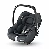 Maxi-Cosi CabrioFix i-Size, Babyschale, 0–12 Monate, max. 12 kg, leichter i-Size Kindersitz (3,2 kg), Sonnenverdeck, gepolsterter Sitz, für viele Maxi-Cosi Kinderwagen, Essential Graphite