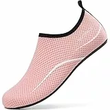 Sixspace Damen Badeschuhe Wasserschuhe Schwimmschuhe Männer Frauen Strandschuhe Barfußschuhe für Strand,Pool,Meer,Wassersport,Tauchen,Surfen,Aqua Cycling(Pink 38 EU)