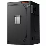 Spider Farmer Growzelt 120x120x200cm für Indoor Lichtdicht und Wasserdicht Anbauzelt Grow Tent Growschrank für Homegrowing Pflanzenzucht Gewächshaus Indoor Zuchtzelt für SF4000, SE5000, G5000