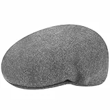 Kangol Herren Schirmmütze Wool 504, Anthrazit, X-Large (Herstellergröße: X-Large)
