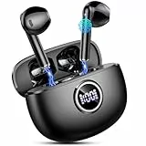Bluetooth Kopfhörer, In Ear Kopfhörer Kabellos Bluetooth 5.3 mit 4 Mikrofon, 40std Spielzeit LED-Anzeige, Wireless Kopfhörer Bass Sound, Noise Cancelling Earbuds USB-C IP7 Wasserdicht für iOS Android