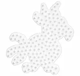 Hama 320 - Bügelperlen Stiftplatten, Papagei