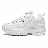 FILA Unisex-Kinde Disruptor kids Sneaker, White, 35 EU