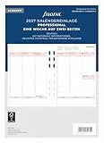 Filofax Kalendereinlage A5 Professional 1 Woche auf 2 Seiten deutsch 2027