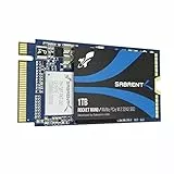 SABRENT 2242 M.2 NVMe SSD 1TB, Interne SSD 2500 MB/s Lesen, 42 mm PCIe 3.0 X4, Internes Solid State Drive, High Performance kompatibel mit Allen PCs, NUCs und Laptops (SB-1342-1TB)