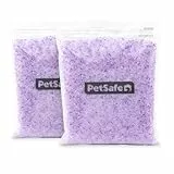 PetSafe - ScoopFree Premium Nicht-Klumpende Kristall-Katzenstreu - Geruchskontrolle, Haftet Nicht an den Pfoten, Staubfrei - Lavendel, 2-Pack