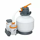 Bestway Flowclear Sandfilteranlage mit Zeitschaltuhr 5.678 l/h, 230 W, Weiß