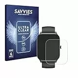 Savvies 6 Stück Schutzfolie für CASCHO ‎P125 1.85' Displayschutz-Folie Ultra-Transparent