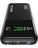 INIU Power Bank, 27000mAh 140W Power Bank Klein Aber Stark USB C Input & Output for Phone & Laptop, Externer Handyakkus für MacBook Pro Steam Deck iPhone 16 15 14 13 12 Pro Samsung S23 iPad etc