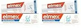 elmex Zahnpasta Intensivreinigung 50 ml – speziell für glatte und natürlich weiße Zähne – verlängert den Effekt einer professionellen Zahnreinigung (Packung mit 2)