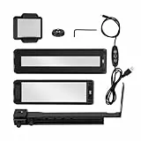 JJC 35 mm und 120 Film-Digitizer-Adapter, Film-Negativ-Scanner mit LED-Hintergrundbeleuchtung, 135 (35 mm) & 120 Filmhalter, Einstellstab für Negative, Kopieren, Digitalisieren, Wiederherstellen von