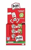 Pritt Klebestift, sicherer und kinderfreundlicher Kleber für Kunst und Bastelarbeiten, starker Klebstoff für Schule & Bürobedarf, 24x22g Pritt Stift
