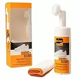 BLINK Brush & Clean Set 150 ml – Reinigungsset für Schuhe, Leder und Textilien – Schuhputzsets, Sneaker Reiniger Weiß, Schuhputzmittel, Sneaker Cleaner White, Schuhreiniger Weiße Schuhe