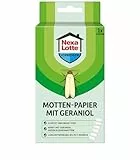Nexa Lotte Motten-Papier mit Geraniol, 1 Streifen für 2 Monate Langzeitschutz gegen Kleidermotten, mit Blütenduft