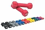 Bad Company Neopren Hanteln 2 x 0,5 kg pink - Kleine Hantel gummiert für Fitness Gymnastik Aerobic Zuhause - Home Gym Kurzhanteln für Frauen Männer - Dumbbells 0,5kg