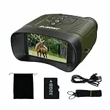 Svbony Nachtsichtgeräte, 8X Digitalzoom Nachtsichtgerät Fernglas 3W 850nm IR Strahler Nachtsicht, 3'' HD 4K Video 36MP Bild, Infrarot Fernglas Nachtsichtgeräte mit 32GB TF Karte für Jagd Camping