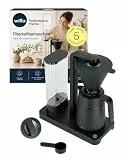 Wilfa PERFORMANCE THERMO Filterkaffeemaschine in Schwarz I 1800W Power & 1,25L Thermoskanne I ECBC-zertifizierte Kaffeemaschine mit 92–96 °C Brühtemperatur, BrewFresh™ Pumpentechnologie & Flow Control