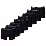 HEAD 8 er Pack Boxer Boxershorts Men Pant Unterwäsche, Schwarz, L
