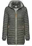 camel active Damen Steppjacke aus recyceltem Polyamid Khaki, womenswear-44
