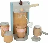 small foot Kaffeemaschinen-Set 'tasty' aus Holz, Rollenspielzeug für Kinder, Spielküchenzubehör, ab 3 Jahren, 12247