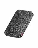 SHARGE CarbonMag Externer Akku MagSafe 10000 mAh Qi2 zertifiziert, magnetische Power Bank aus Kohlefaser, Schnellladung PD 20 W, leichtes kabelloses Ladegerät für iPhone 16/15/14/13/12 Serie
