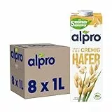 Alpro Haferdrink Original Natur Pflanzlicher Drink Vegan 8x1L
