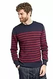 Armor Lux, Seemanner Pullover Groix Herren, Mehrfarbig (I78 Navi/Chili Red I78 Navie/Chili Red), XX-Large