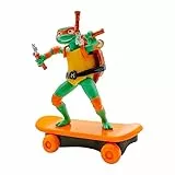 Teenage Mutant Ninja Turtles | Michelangelo Mutant Mayhem Skate Spielzeug | TMNT Actionfiguren Sewer Shredders, Geschenkspielzeug, Alter 3+