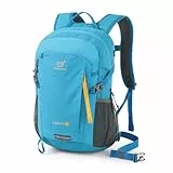 SKYSPER Leicht Wanderrucksack Klein Rucksack mit Rückenbelüftung Trekkingrucksack aus atmungsaktivem 3D Air Mesh Polyester Camping Outdoor Wandern Rucksack
