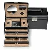 Windrose Merino Schmuckkasten 24,5 cm, schwarz - Schwarz (Black) - Größe: Einheitsgröße