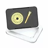 DONGKER 1 1/8' Fahrrad Headset Top Cap mit Titan Schraube, Front Fork Stem Top Caps Bowl, Titanlegierung Fahrrad-Vorbauabdeckung für Mountain Folding Rennrad