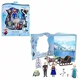 Mattel DISNEY Die Eiskönigin - Märchen-Set mit 6 spielerischen Lieblingsfiguren, interaktiver Verpackung und Zubehör für Kinder, HLX04
