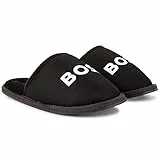 BOSS - Pantoffeln mit Logo Schwarz 100% Textil 38