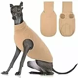 CITÉTOILE Hundpullover Fleece Hundemantel Rollkragen Hundejacke Warme Winterpullover Hundpulli Winter Hunde Pullover Winterkleidung für Große Hunde Wintermantel für Labrador,Sheepdog,Beagle,Khaki, XL